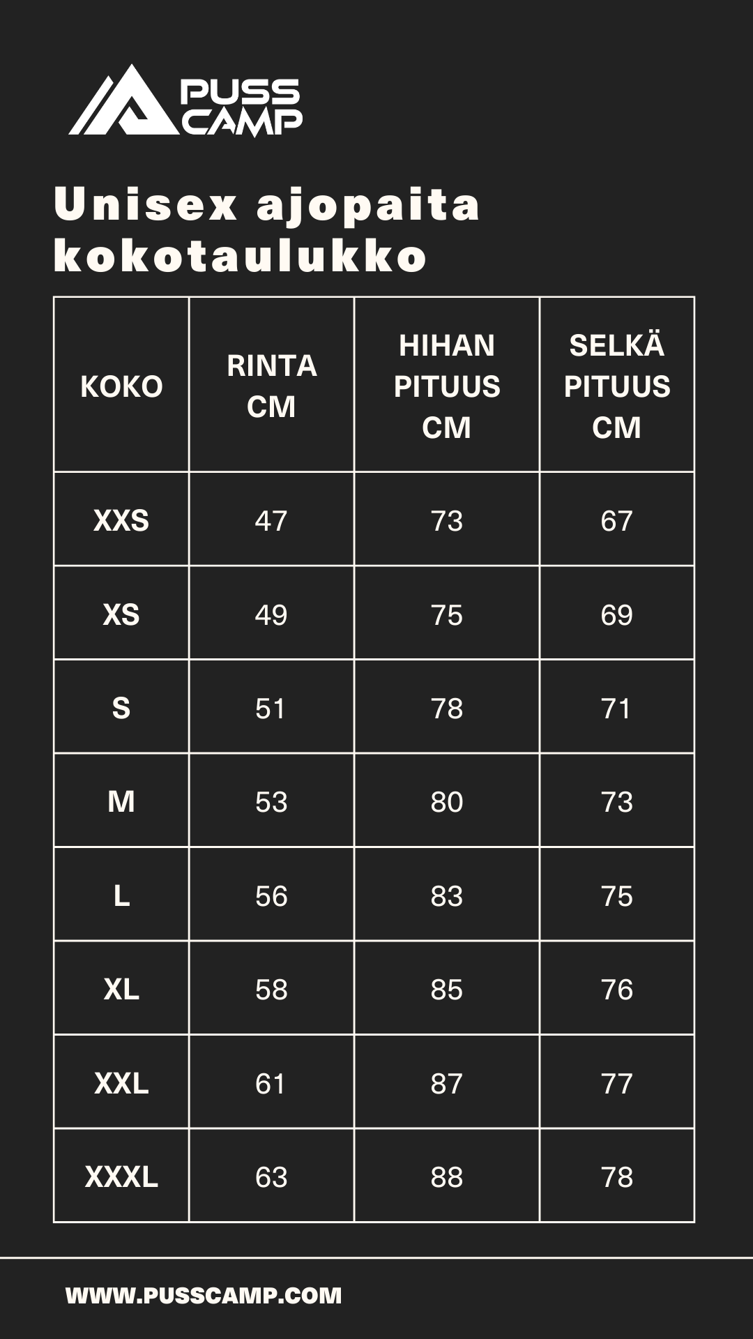 Pyöräilypaita iso koko, unisex pyöräilypaita 3XL. Koot XS–3XL, myös isokokoisille pyöräilijöille.